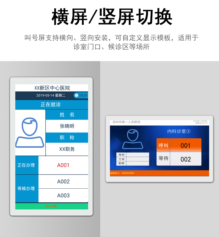 麻豆国产AV国片精品医院诊室叫号显示屏(图1)